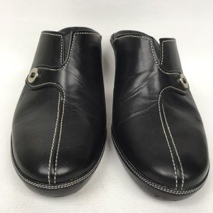 cole haan black mules